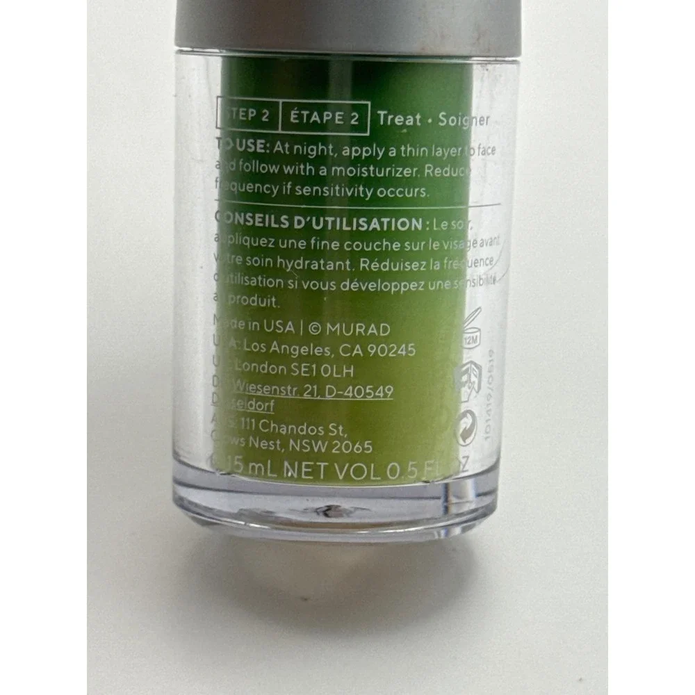 Murad Retinol Youth Renewal Face Serum Anti-Aging Treatment 0.5‎ fl oz BNWOB